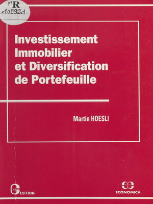 cover image of Investissement immobilier et diversification de portefeuille